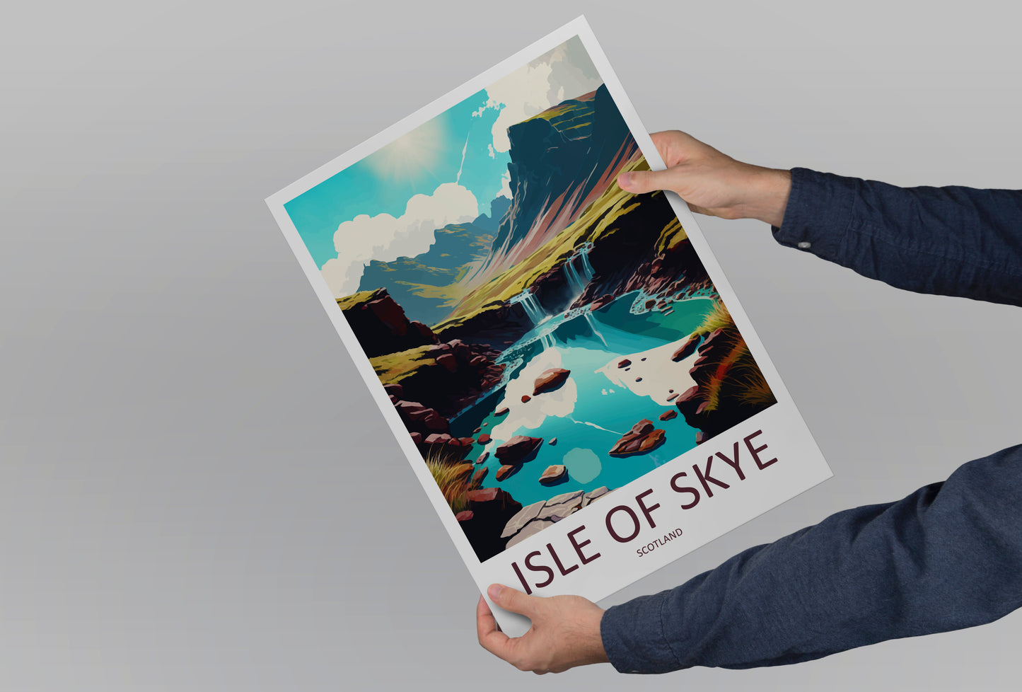 Isle Of Skye Scotland Travel Poster