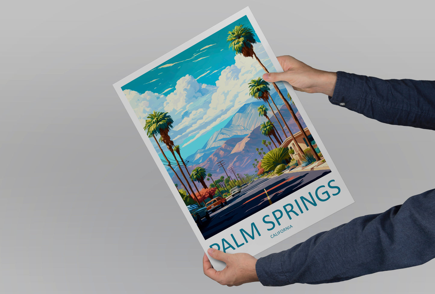 Palm Springs USA Travel Poster