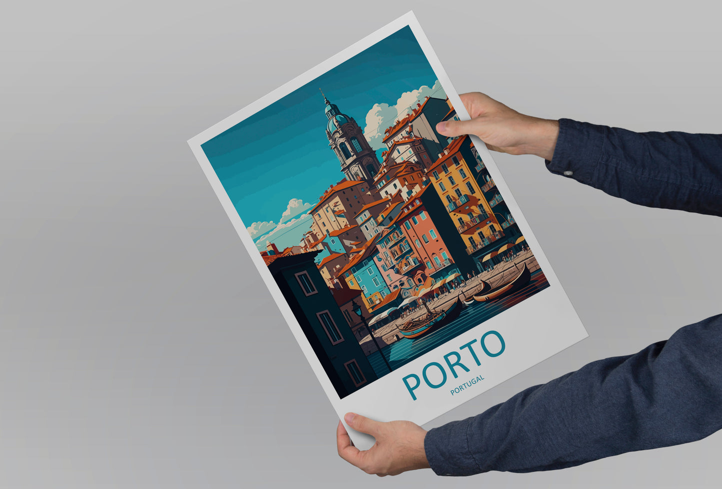 Porto Portugal Travel Poster