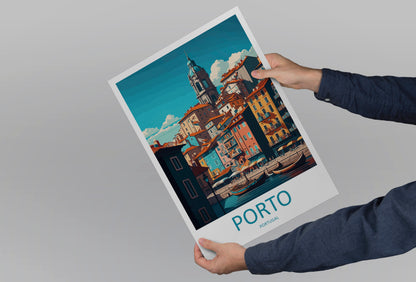 Porto Portugal Travel Poster