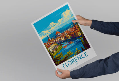 Florence Italy Travel Poster