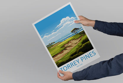 Torrey Pines Golf Course USA Travel Poster