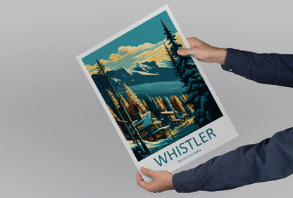 Whistler Canada Travel Poster