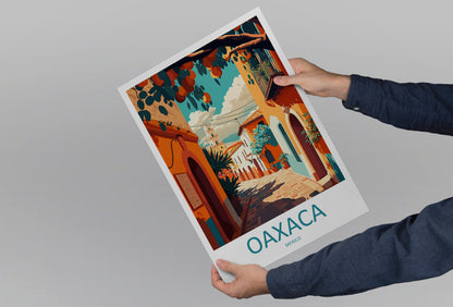 Oaxaca Mexico Travel Poster