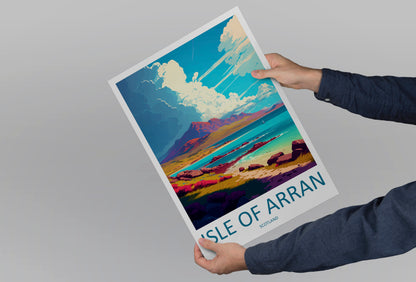 Isle Of Arran Scotland Travel Poster