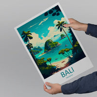 Bali Indonesia  Travel Poster