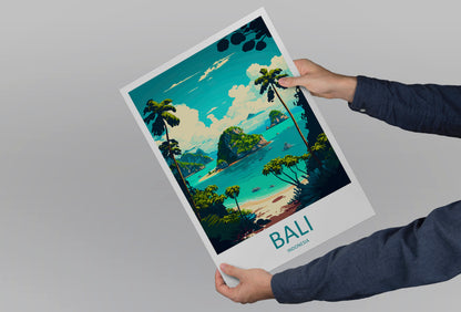 Bali Indonesia  Travel Poster