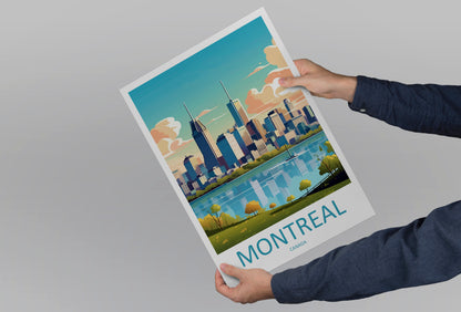 Montreal Canada Travel Poster