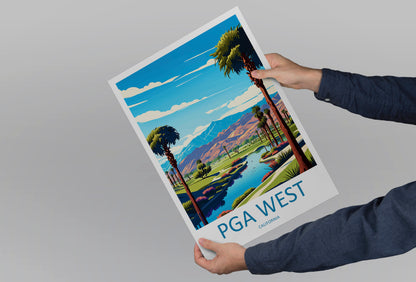PGA West USA Travel Poster