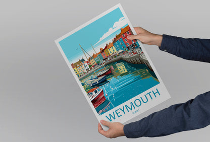 Weymouth England Travel Poster