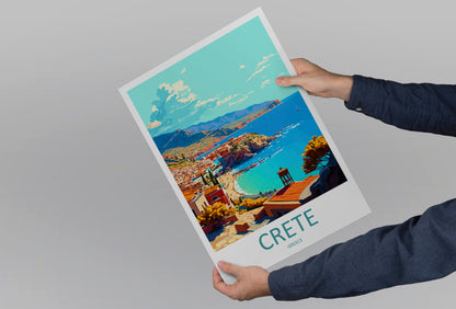 Crete Greece Travel Poster