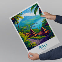 Bali Asia Travel Poster