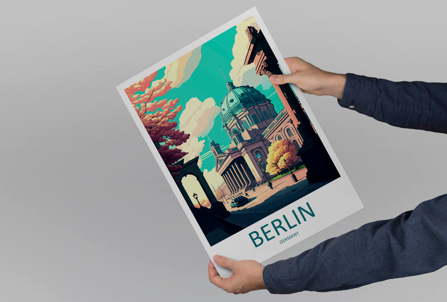 Berlin Germany Travel Poster