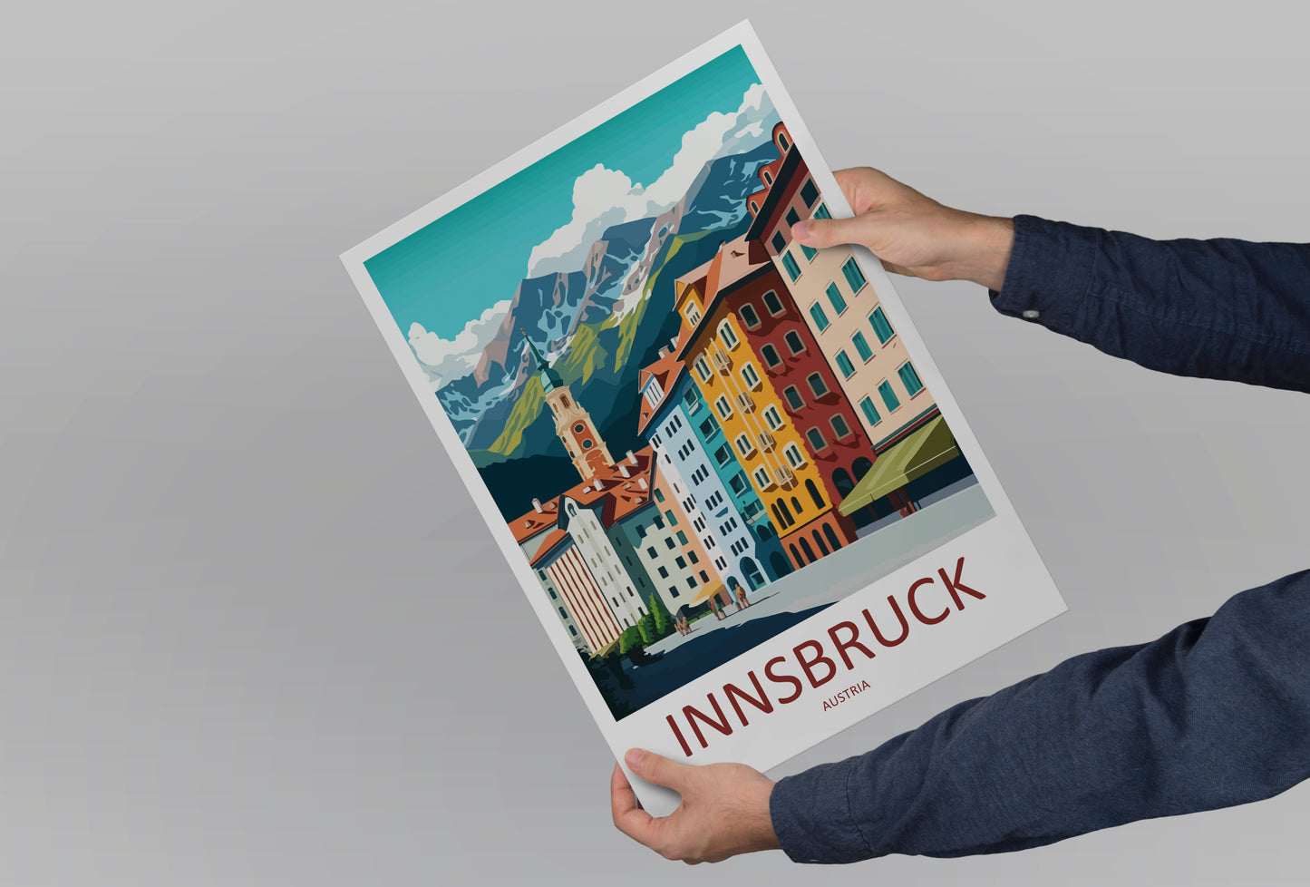 Innsbruck Austria Travel Poster