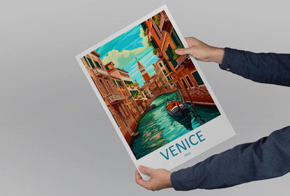 Venice Italy Travel Poster