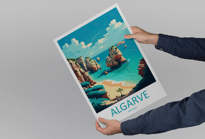 Algarve Portugal Travel Poster