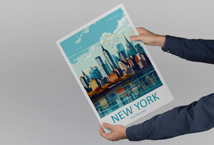 New York City USA Travel Poster