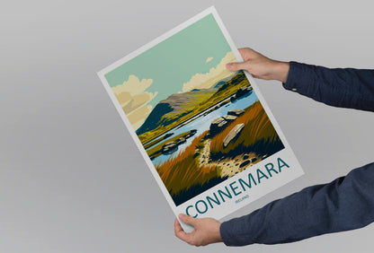 Connemara Ireland Travel Poster