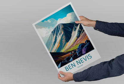 Ben Nevis Scotland Travel Poster