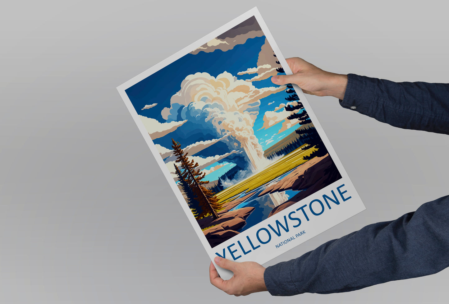 Yellowstone USA Travel Poster