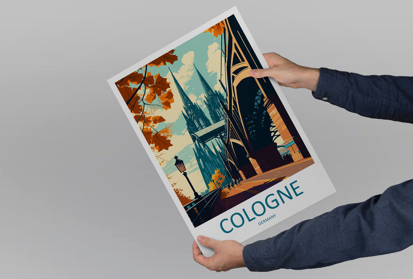 Cologne Germany Travel Poster