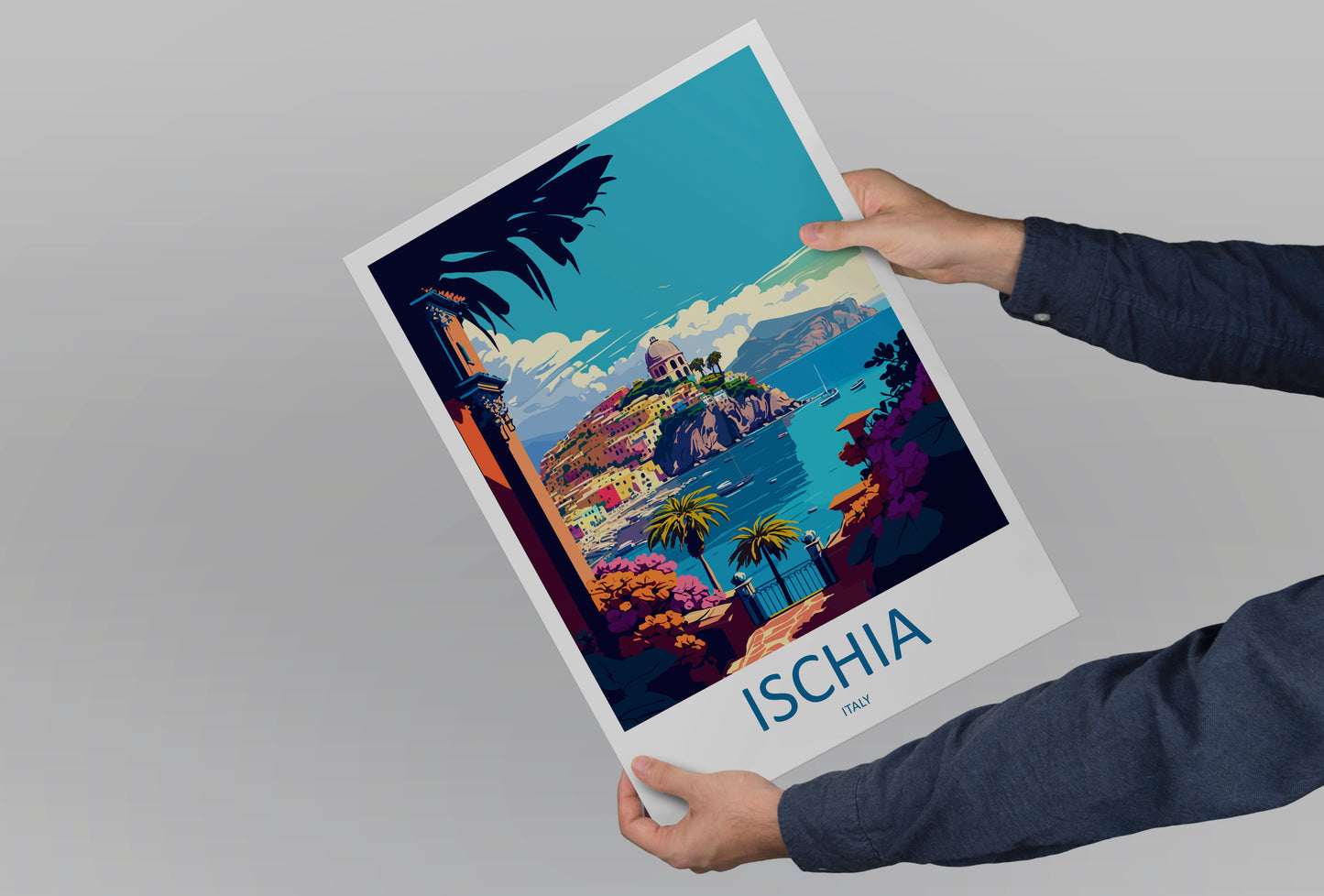 Ischia Italy Travel Poster