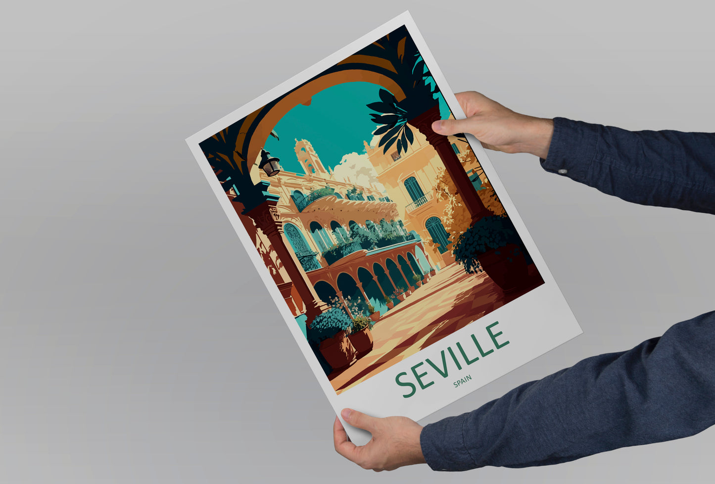 Seville Spain Travel Poster