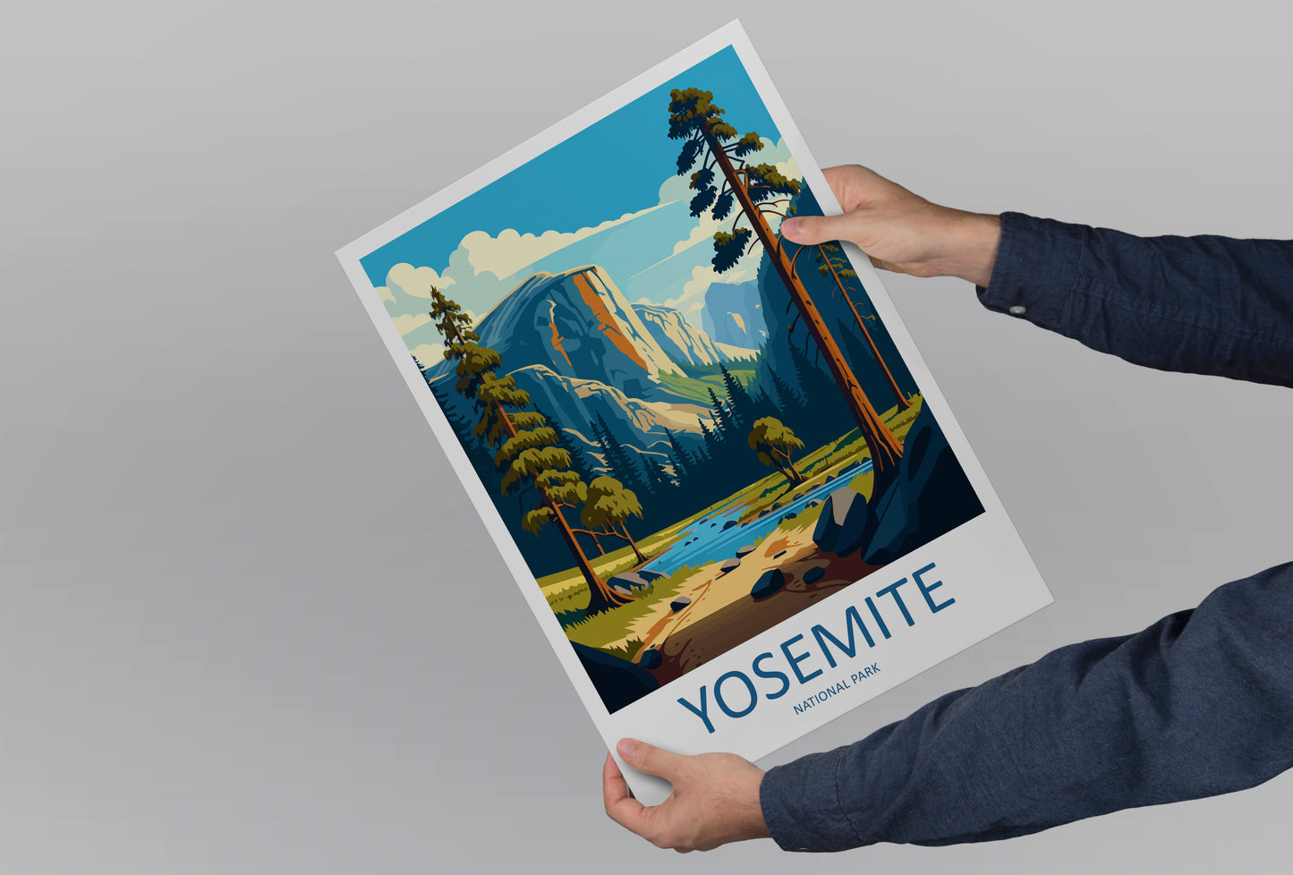 Yosemite National Park USA Travel Poster