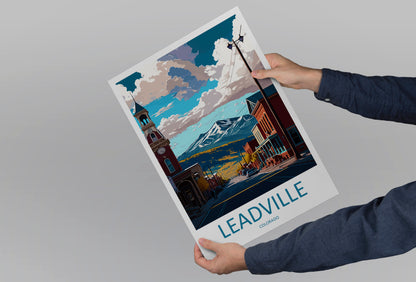 Leadville USA Travel Poster