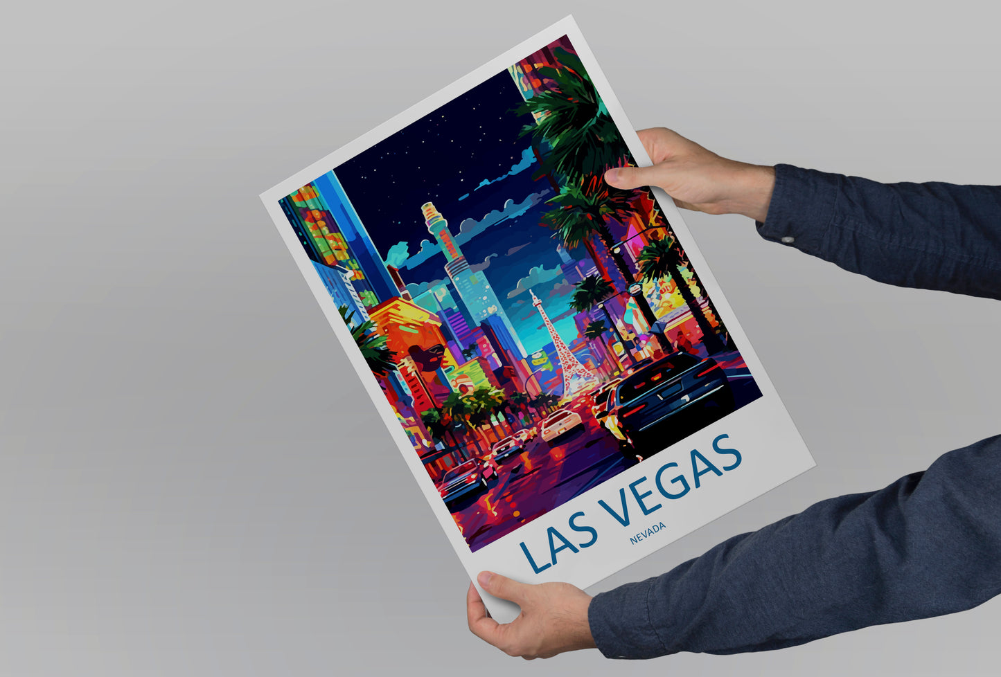 Las Vegas USA Travel Poster