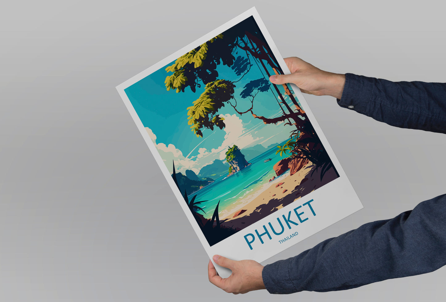 Phuket Thailand Travel Poster