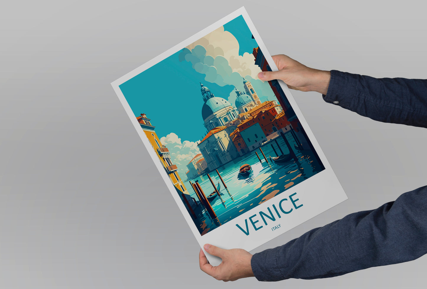 Venice Italy Travel Poster