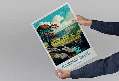 Yorkshire Dales England Travel Poster