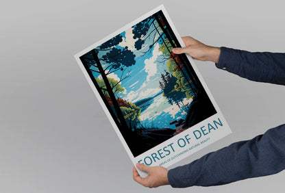 Forest Of Dean England Travel Poster