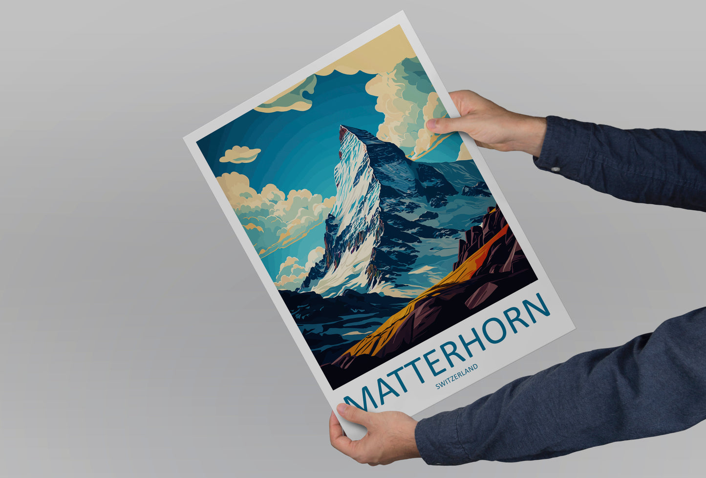 Matterhorn Switzerland Travel Poster