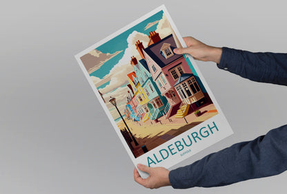 Aldeburgh England Travel Poster