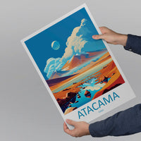Atacama Desert Chile Travel Poster