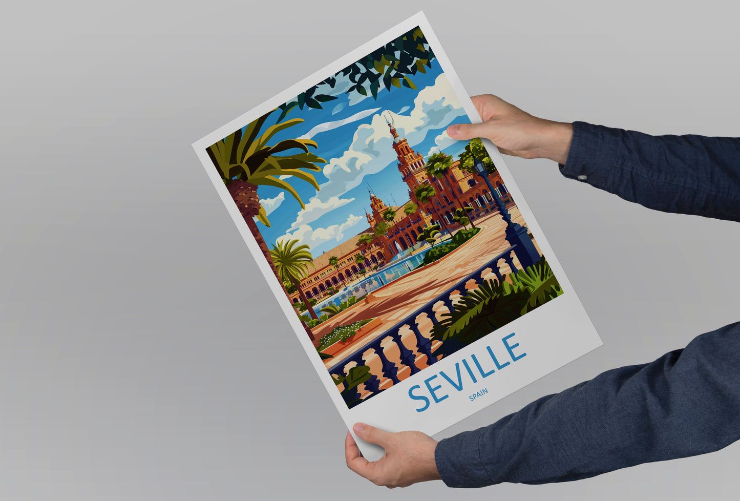 Seville Spain Travel Poster