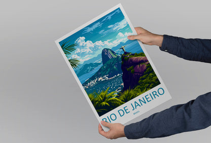 Rio De Janeiro Brazil Travel Poster