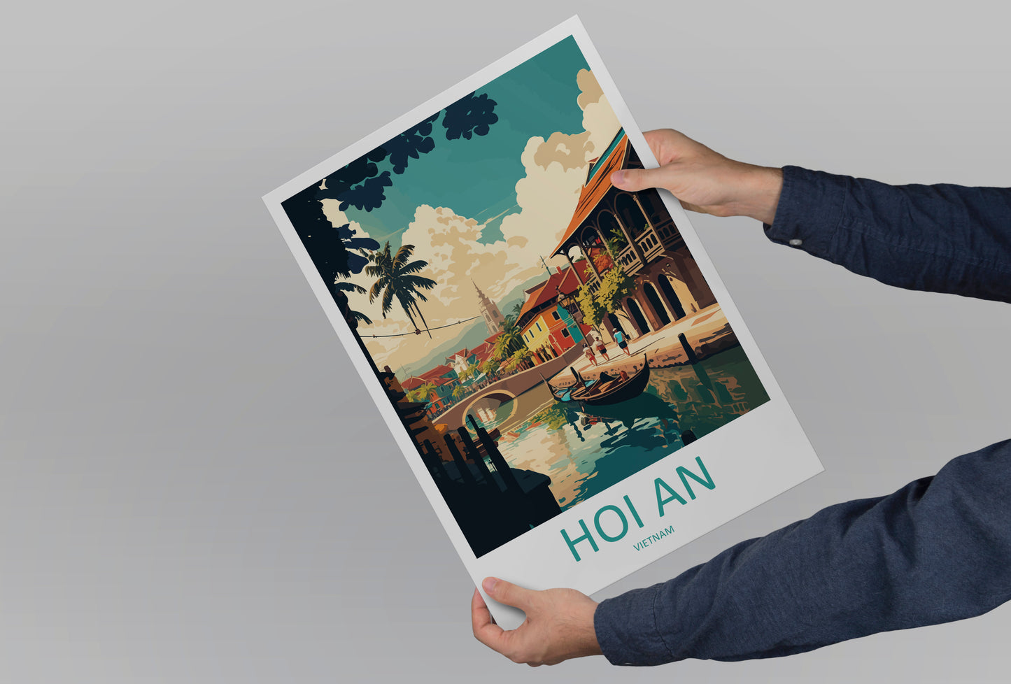 Hoi An Vietnam Travel Poster