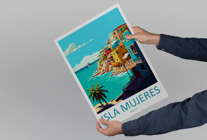 Isla Mujeres Mexico Travel Poster