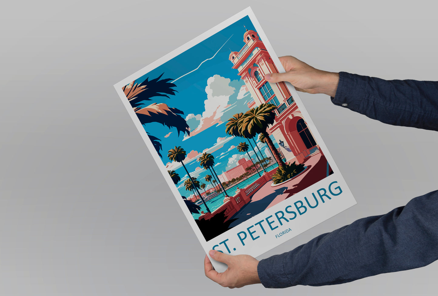 St. Petersburg Travel Poster