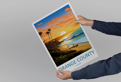 Orange County USA Travel Poster