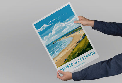 Portstewart England Travel Poster