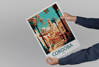 Cordoba Spain Travel Poster