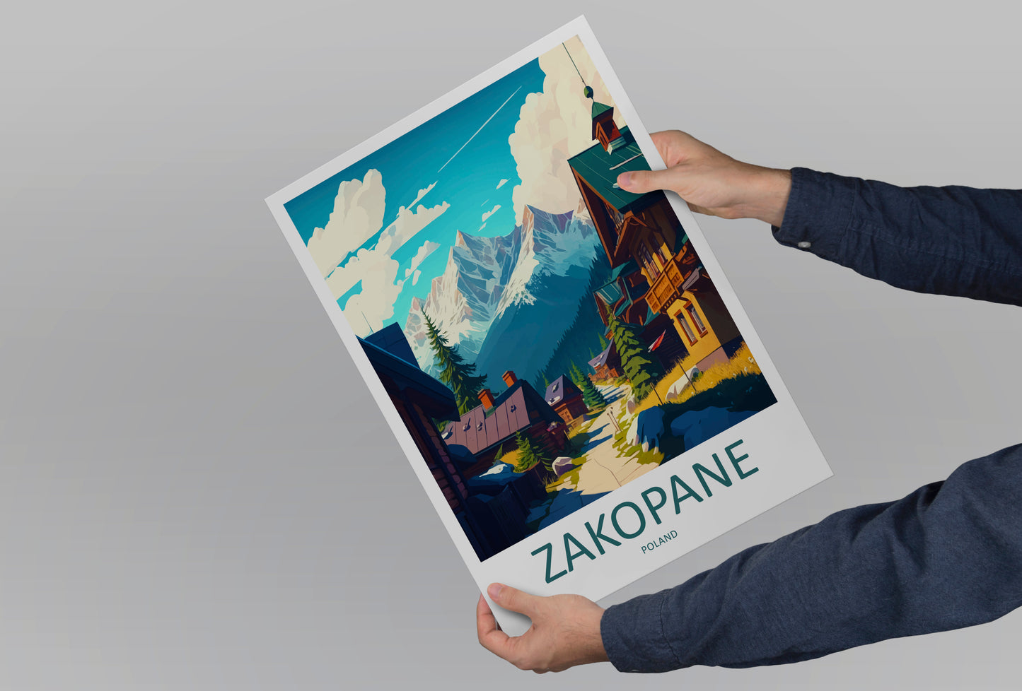 Zakopane Poland Travel Poster