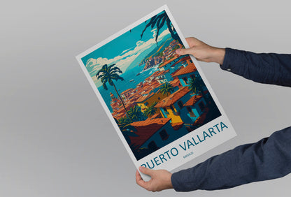 Puerto Vallarta Mexico Travel Poster