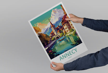 Annecy France Travel Poster