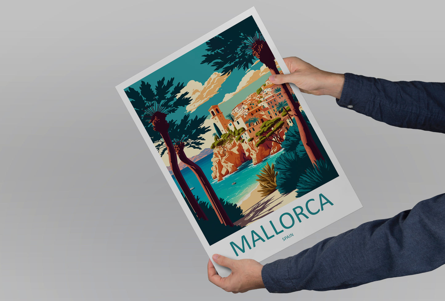 Mallorca Spain Travel Poster