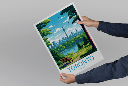 Toronto Canada Travel Poster